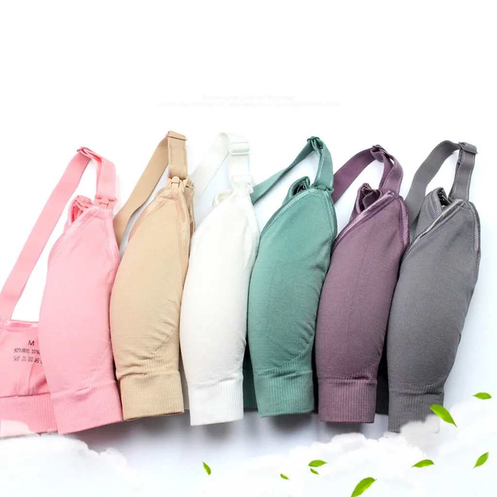 Maternity Nursing Bra For Feeding Bra Pregnancy Breastfeeding Bra Nursing Underwear for Pregnant women Clothing Plus size#SS