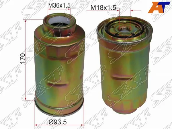 Фильтр топливный TOYOTA COASTER 93-/DYNA 88-02/ LAND CRUISER 80 1HD/1HZ 90-98 SAT ST-23303-56040 | Автомобили и