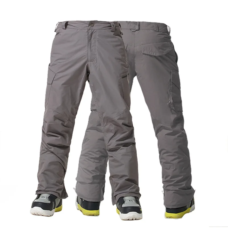Мужские брюки для снежной погоды, брюки для сноубординга 10 k, водонепроницаемые ветрозащитные уличные спортивные лыжные брюки, высокое качество, Gsou Snow