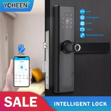 YOHEEN Smart-Fingerprint Türschloss RFID Tastatur Code Elektronische Digitale Türschloss TTLock Bluetooth