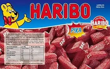 

Haribo - Ladrillos Fresa Pica - Geles Dulces - 1 kg - [pack de 2]