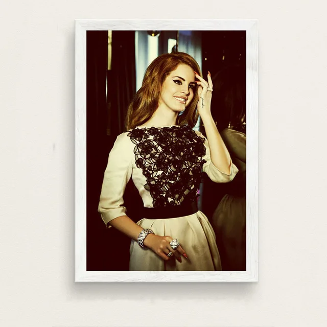 Lana Del Rey поп музыка певица модель художественная живопись Шелковый Холст плакат настенный домашний декор - Цвет: 17