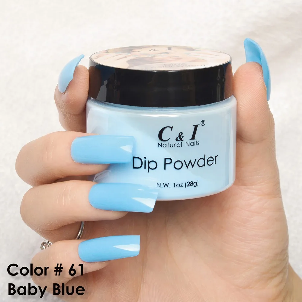 C&I Dip Powder Color # 61 Baby Blue 2