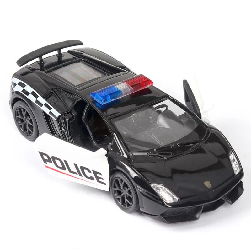 HOMMAT масштаб 1:36 Gallardo LP 570 4 полицейская модель автомобиля из металлического сплава