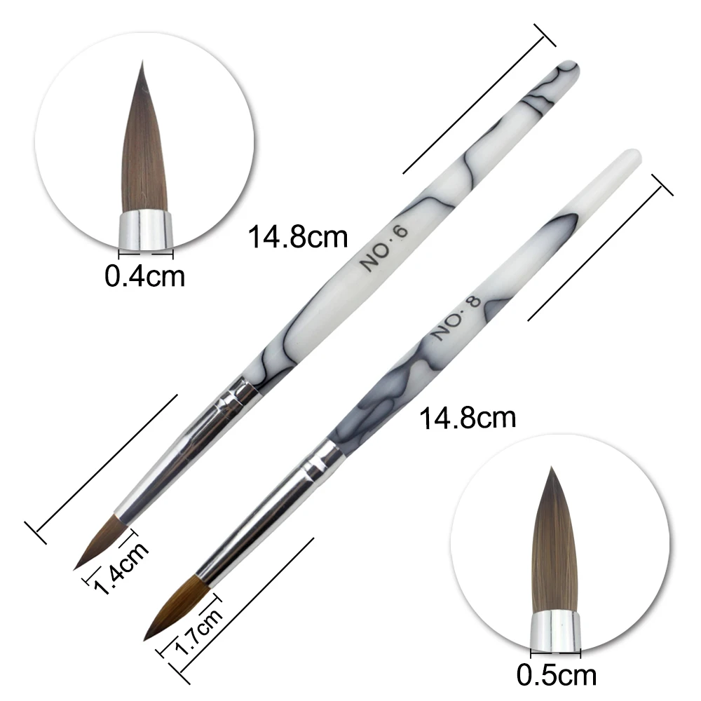 Профессиональная УФ Гелевая Кисть для ногтей акриловая кисть рисования пудра