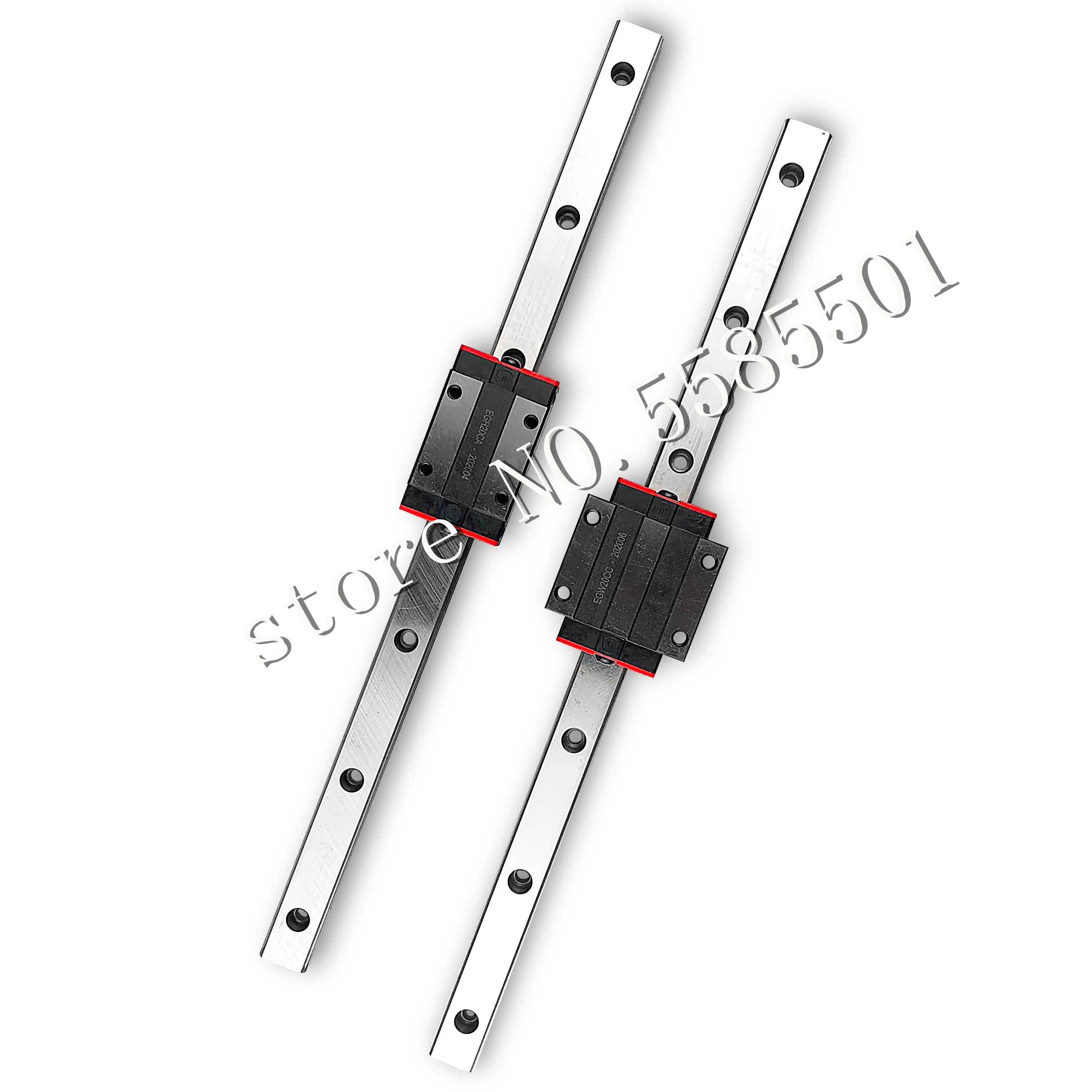 US $230.42 Linear Rail 2pcs EGR30 12002550mm Rail4pcs EGH30CAEGW30CC Linear Guide With Block Carriage CNC 3D Print Part