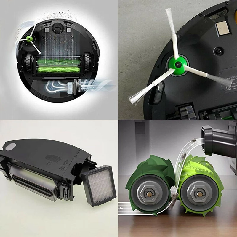 Сменный комплект основной боковой щетки для IRobot Roomba I7 E5 E6 серия вакуумных аксессуаров