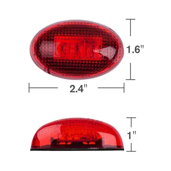

Fender Side Marker light Bed Red+Yellow 12V DC Lamps For Ford F350 F450 99-2010