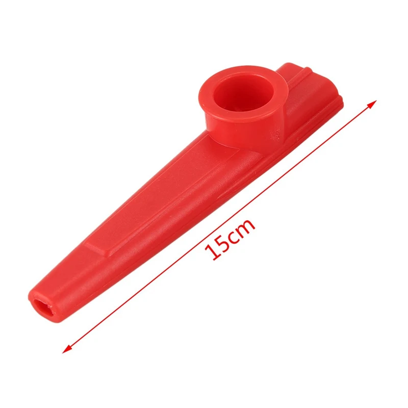 Прямая поставка-детские игрушки kazoo пластик красного цвета, упаковка из 2