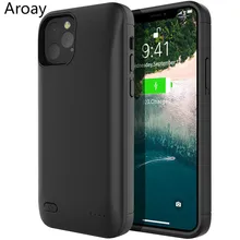 Aroay 4000 мАч банк питания зарядное устройство чехол для iPhone 11 внешнее резервное зарядное устройство банк питания чехол для iPhone 11Pro 11Pro Max
