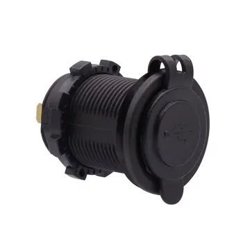 

12v Waterproof Dual USB Port Charger Socket Outlet 1a 2.1a Panel Jack Car Sales