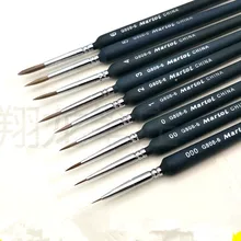 Напрямую от производителя продавая нейлоновая вата Marie Резьбовая Акварельная контурная ручка крючком окрашенная только ручка оптом