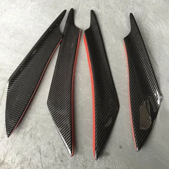 

Splitter Spoiler Front Shunt Diffuser Universal Carbon Fiber Black 4pcs