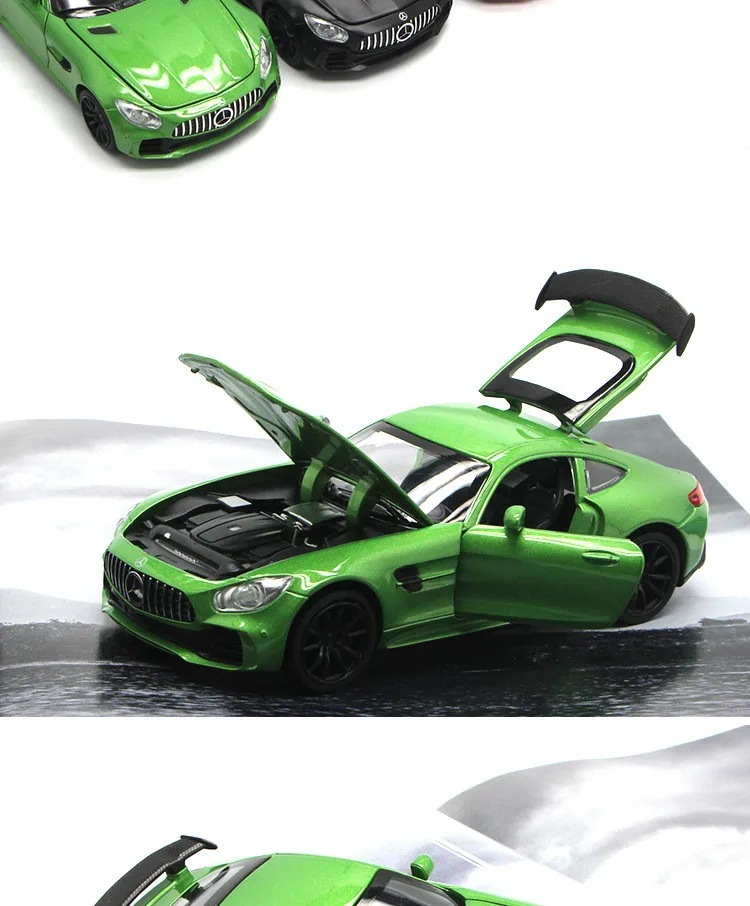 Модель спортивного автомобиля из сплава Mercedes Benzs GT, игрушечная машинка hotwheels, игрушки для детей, детские игрушки