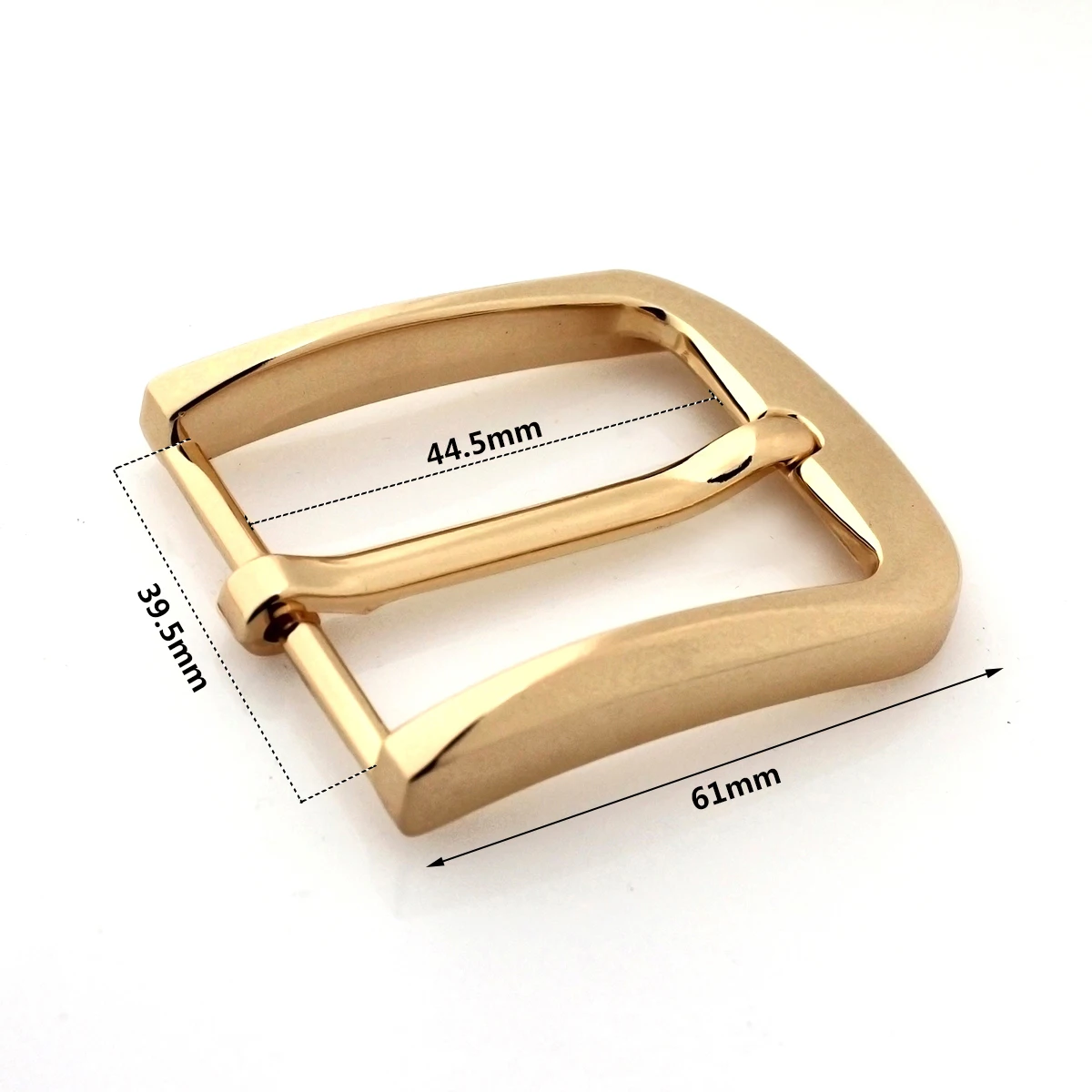 1pcs 40mm Metal Plating Belt Buckles Golden Single Pin End