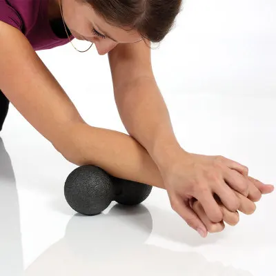 EPP арахис Массажный мяч для миофасцинального расслабления фитнес-массажер ролик Акупунктура двойной, для Лакросса йога мяч упражнения для расслабления