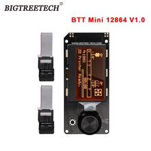 Bigtreetech btt mini 12864 v1.0 tela de exibição rgb luz para mega2560 chip placa-mãe 3d peças impressora