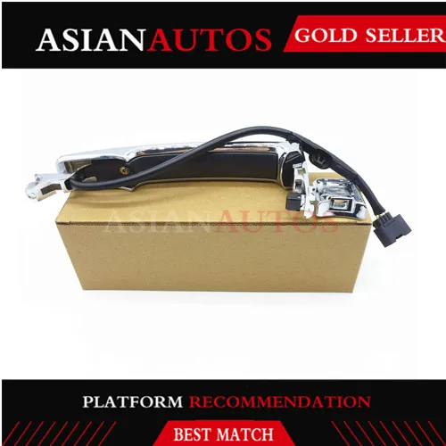 80640-CZ31B 80640CZ31B 80645-CA000 80645CA000 Новая передняя левая наружная хромированная дверная ручка умный вход для 2010-2013 Nissan Rogue