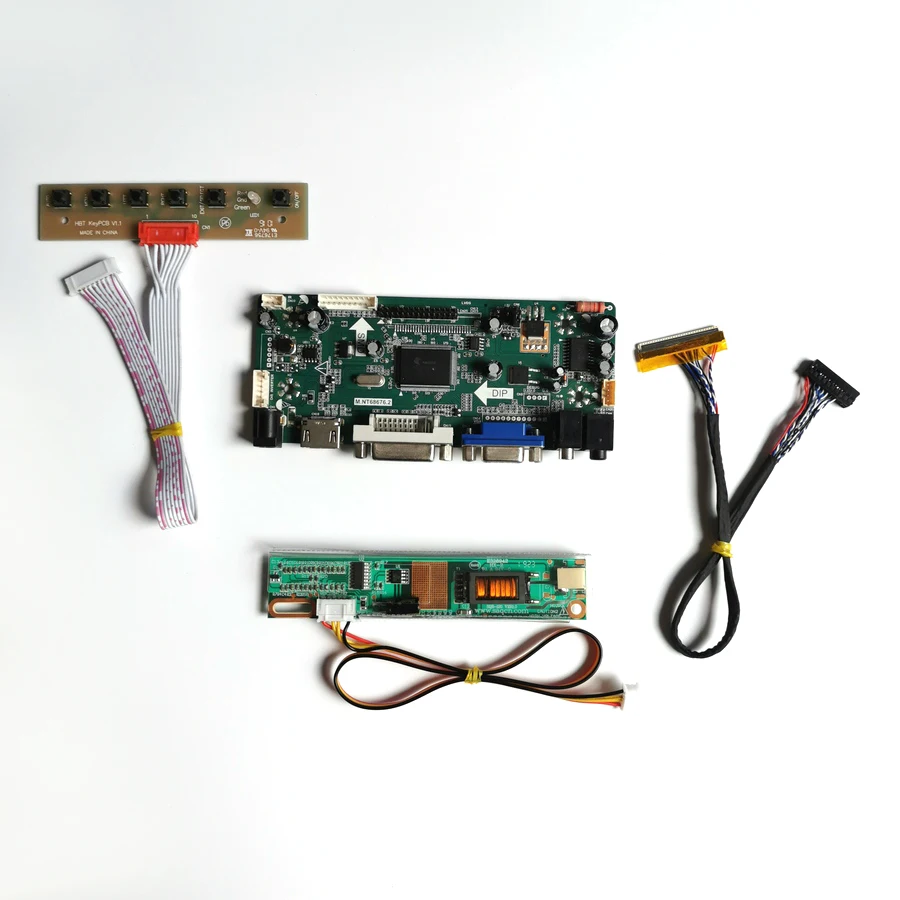 Для LP154W01-TLD5/TLE1 M. NT68676 дисплей Контроллер привод карты ЖК-монитор панель CCFL LVDS 30Pin VGA HDMI DVI 15," 1280*800 комплект