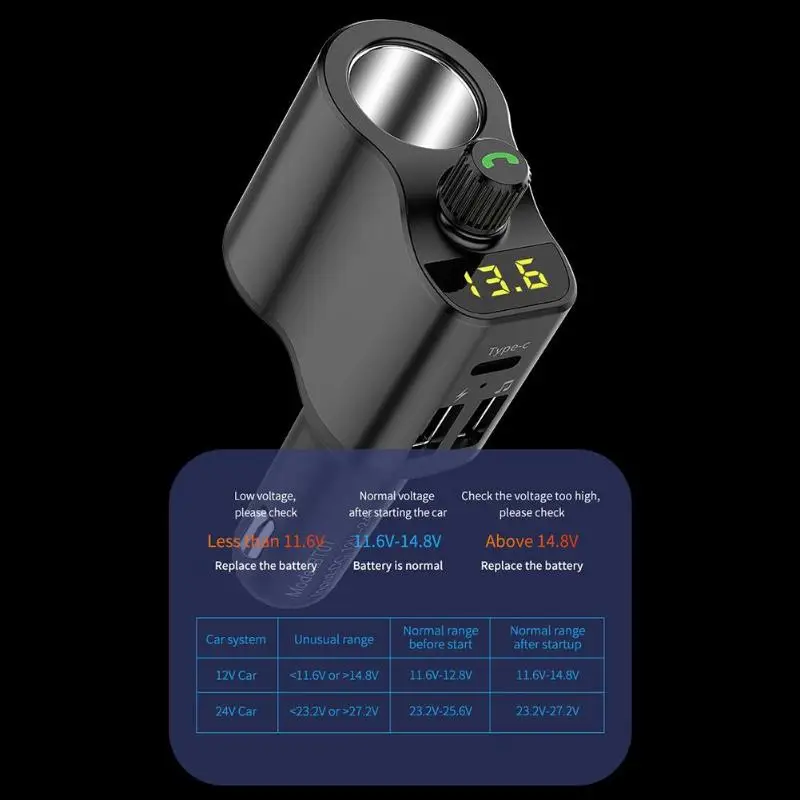 Bluetooth Автомобильный mp3 плеер FM передатчик светодиодный USB 3.1A зарядное устройство Handsfree внешний U диски автомобили аудио Электроника