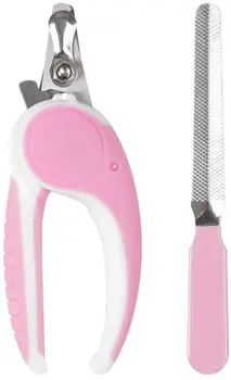 

Dog Nail Clippers, Trimmer with Safety Guard to Avoid Over,Stainless Steel Razor Sharp Blades at Home for Small Breed Dogs Cats