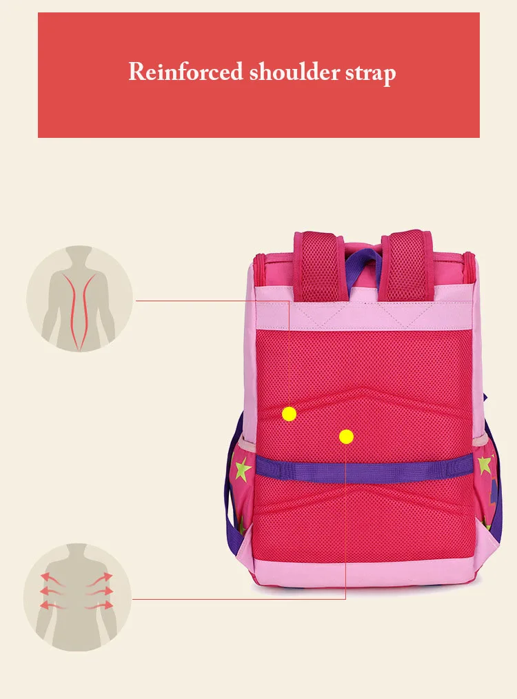 Чехол с мультяшной тележкой, школьная сумка для детей 6-10 лет, водонепроницаемый рюкзак для девочек, багаж для путешествий