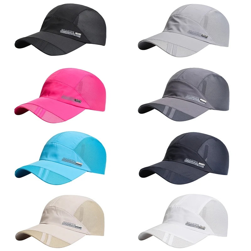 Outdoor Running Cap Lightweight Waterproof Sunshade Breathable UPF50+ Ultra Thin Cooling Hat