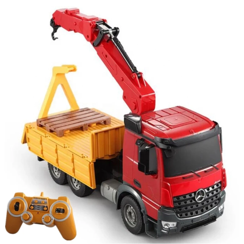 FXQIN Camion grue télécommandée à 6 canaux pour enfants, garçons