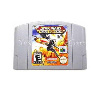 

StarWarsRogueSquadron 64 Bit Video Game Cartridge Card for Nintendo 64 Console English Language EUR PAL Version