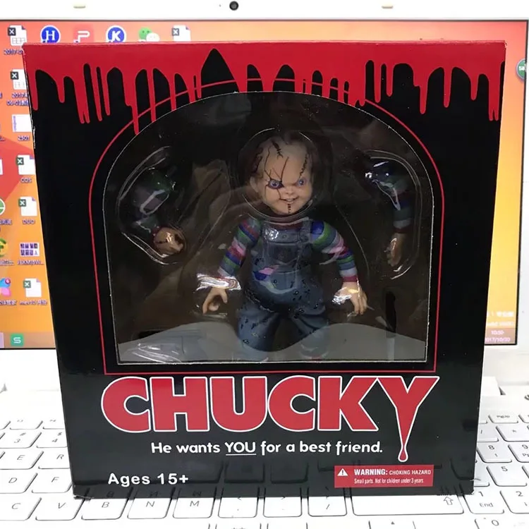NECA призрак ребенок Чаки призрак ребенок это призрак ребенок Тиффани двойной чехол Мобильная фигурка модель Гараж Комплект