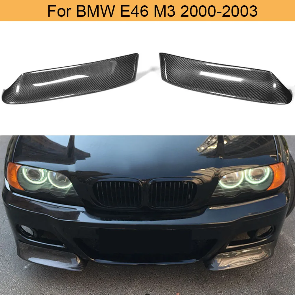 Auto Paraurti Anteriore Splitter Lip Spoiler Per Bmw Serie 3 E46 M3 Coupe 2000-2006 Anteriore Splitter Grembiuli Cupwings In Fibra Di Carbonio