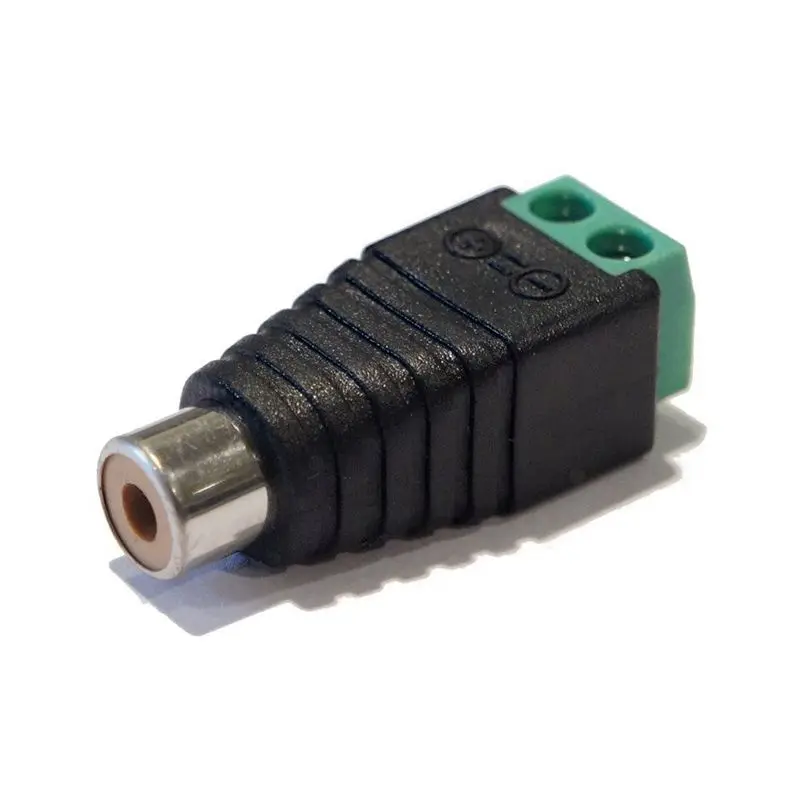 20 Pack Phono RCA штекер для AV винтовой терминал аудио/видео разъем адаптер (10 папа и 10