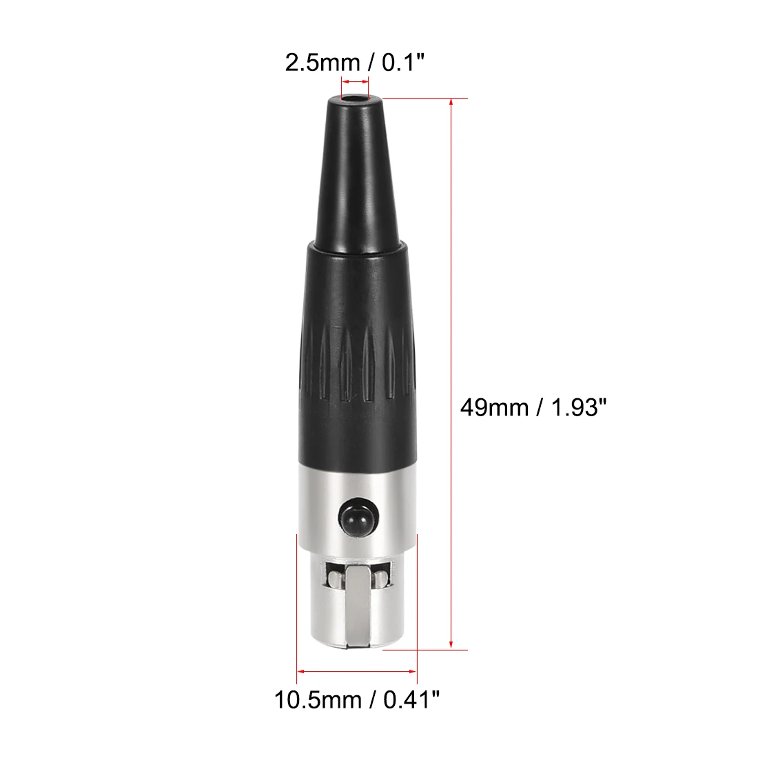 Uxcell мини 3-контактный разъем XLR, микрофон кабель Разъем, Mic аудио гнездо XLR Сделано в Китае F-2pcs