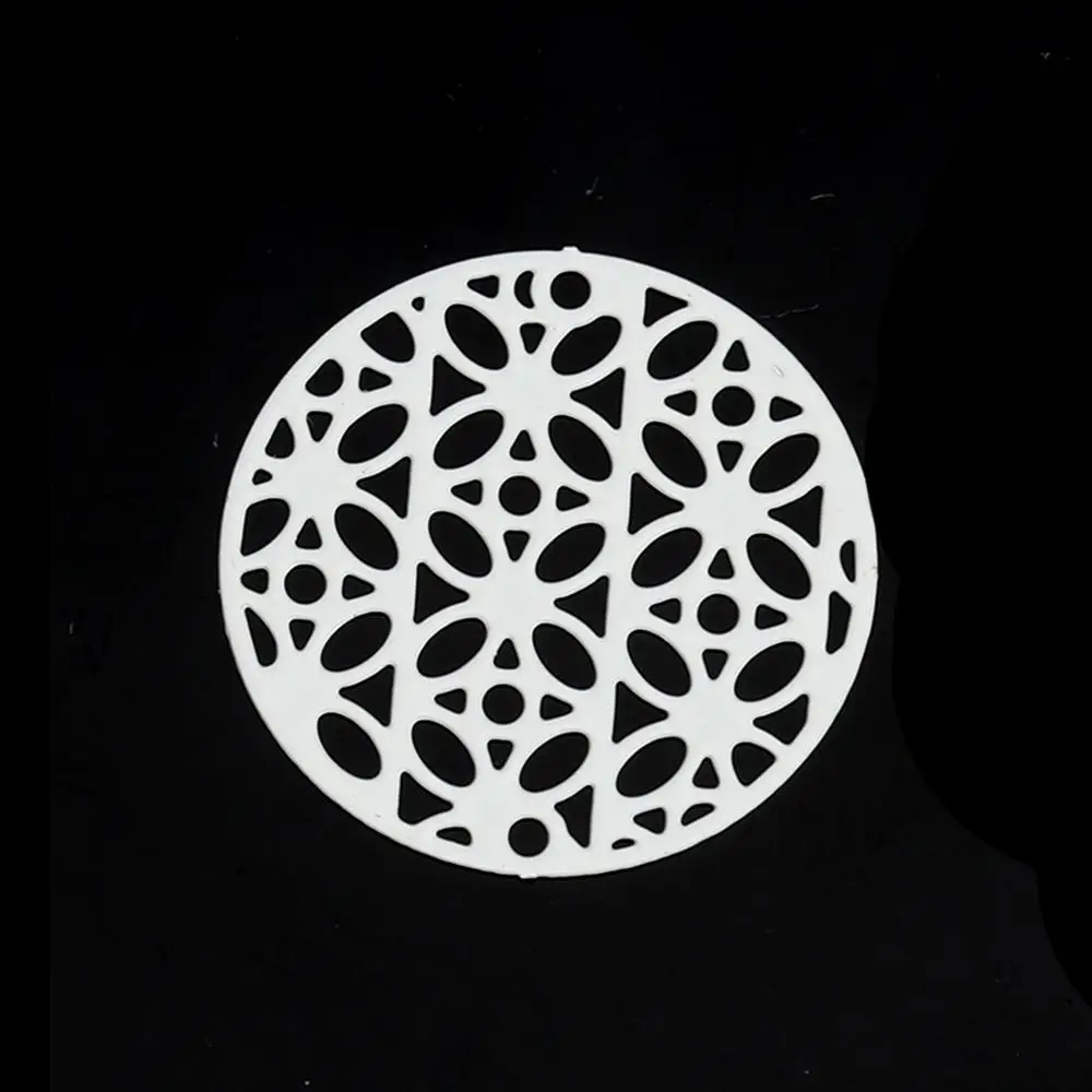 DoreenBeads модные медные соединения круглые синие Черные Красные белые фиолетовые филигранные для самодельных ювелирных изделий диаметром около 20 мм, 10 шт