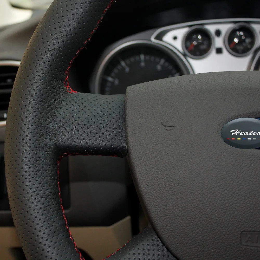 Подогрев рулевого колеса автомобиля крышки для Ford Focus 2 2005 2011 Тюнинг автомобилей