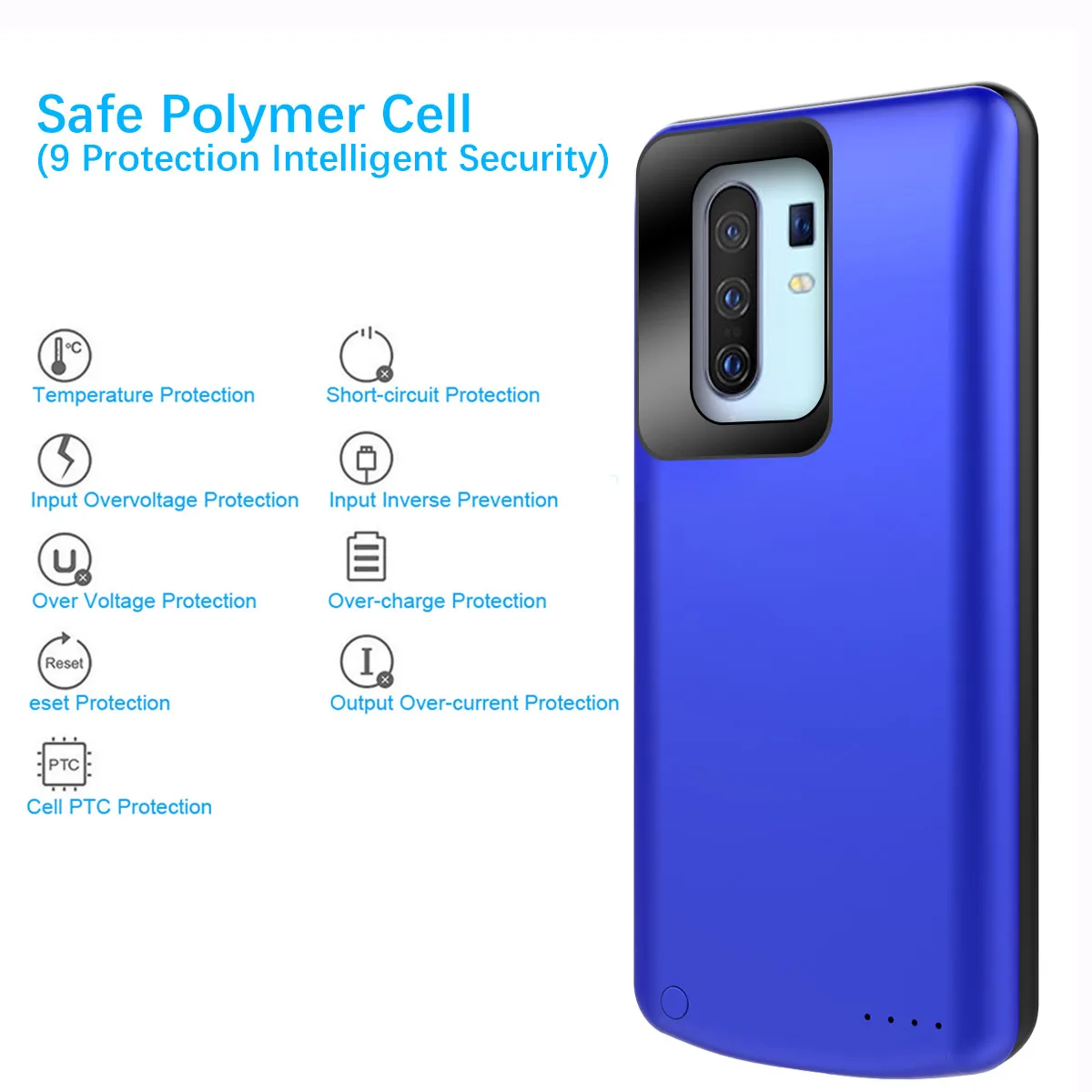 ДЛЯ Vivo X30 Pro X30 6500 мАч чехол для зарядки аккумулятора Расширенный резервный источник питания защитный чехол Чехол-сумка чехол Fundas