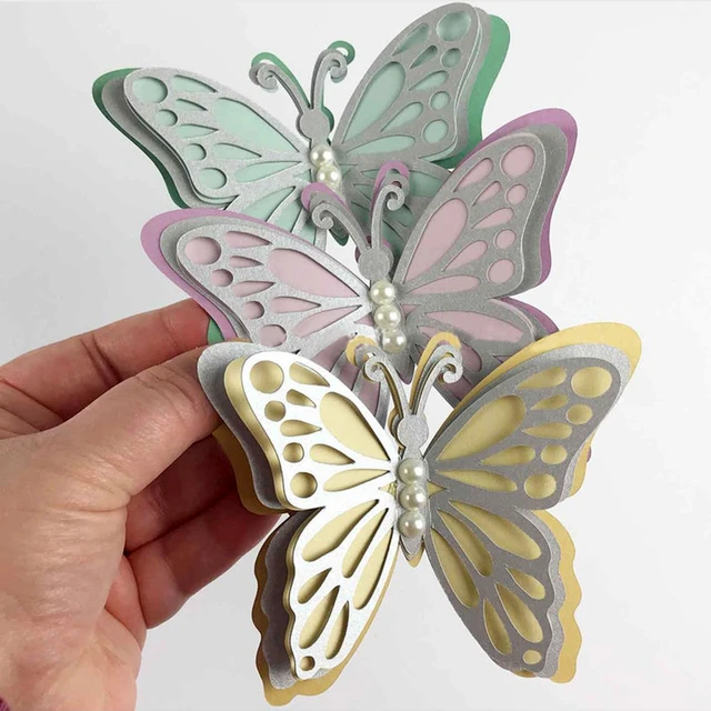  Metal Die Cuts Butterfly Greeting Card,Cutting Dies