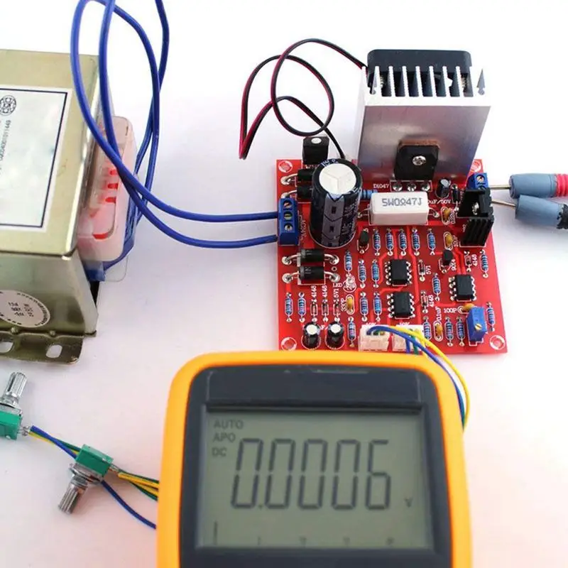 EASY-0-30V 2mA-3A Регулируемый DC Регулируемый источник питания DIY Kit короткий с защитой