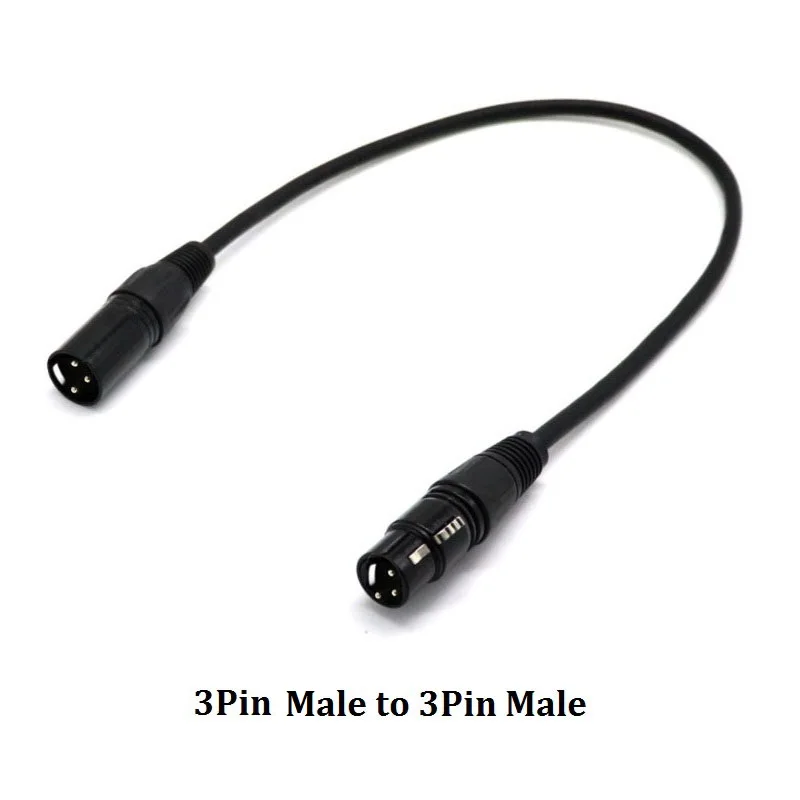3Pin XLR мужчин и женщин удлинитель провода передачи сигнала аудио адаптер Cannon кабель для микрофона микшер гитары