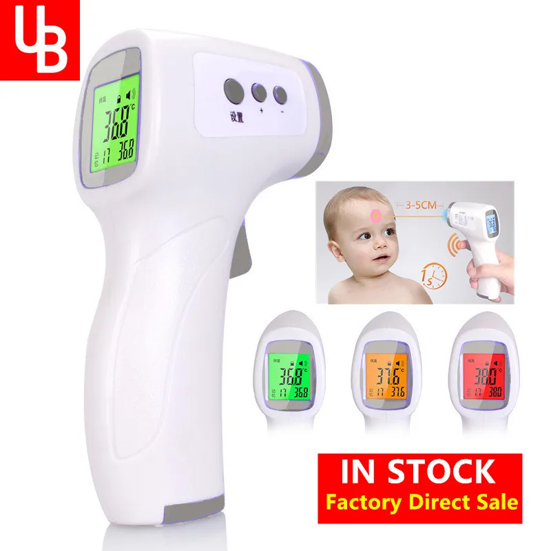 

Forehead Non Contact Baby Thermometer Infrared LCD Body Temperature Fever Digital IR Measurement Tool Gun for Baby Adult