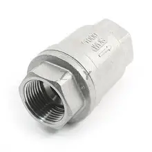 Односторонний вертикальный тип 3/4PT Диаметр двойной резьбой обратный клапан насоса адаптер