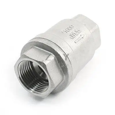 

One Way Vertical Type 3/4PT Dia Double Female Thread Pump Check Valve Adapter
