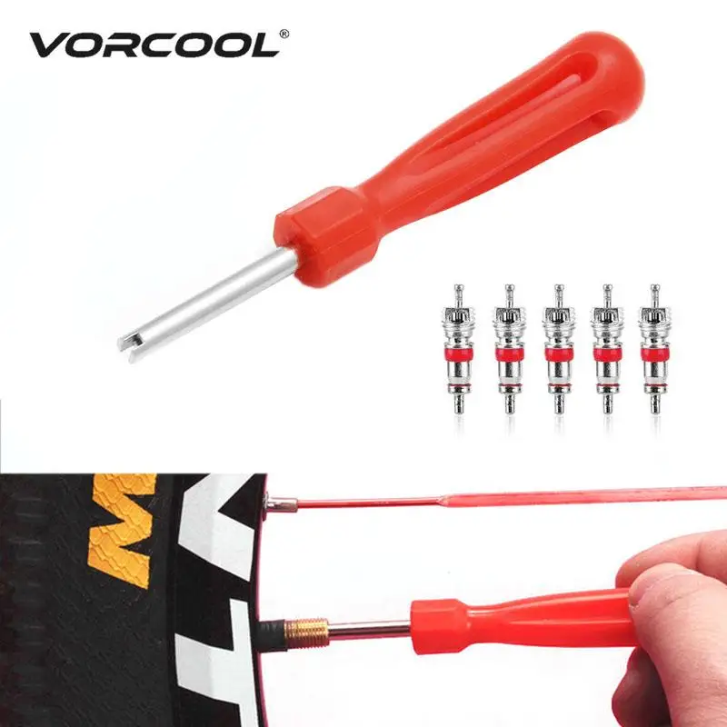 New Valve Core Removal Tool Tire Repair Tool Wrench Valve Core Screw Driver RS