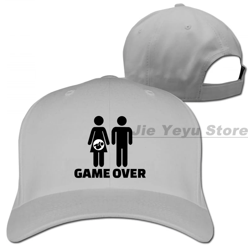 Бейсбольная кепка Game for Wedding для мужчин и женщин, Кепка-Дальнобойщик, модная Регулируемая Кепка - Цвет: 1-Gray