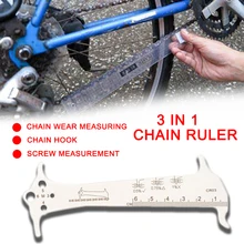 

3 In 1 Chain Checker MTB Bike Road Bicycle Repair Tools Wear Indicator Gauge Measuring Ruler Tool Indicator Checker