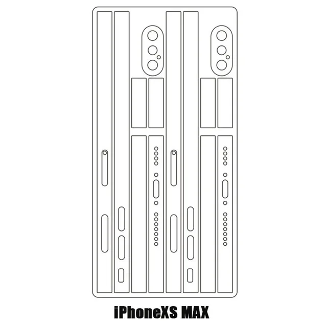 Transparent Прозрачная боковая пленка для мобильного телефона iphone 8 XR XS MAX Rim защитная пленка ультра-тонкая Гидрогелевая пленка из ТПУ для iphone 11 Pro MAX - Цвет: Transparent