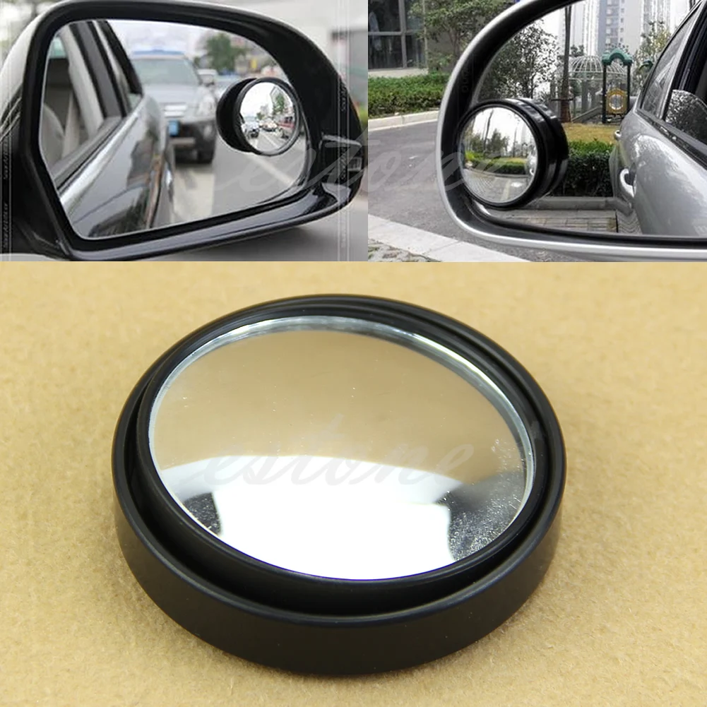 Новое круглое широкоугольное выпуклое зеркало для слепого пятна заднего вида для автомобиля BK