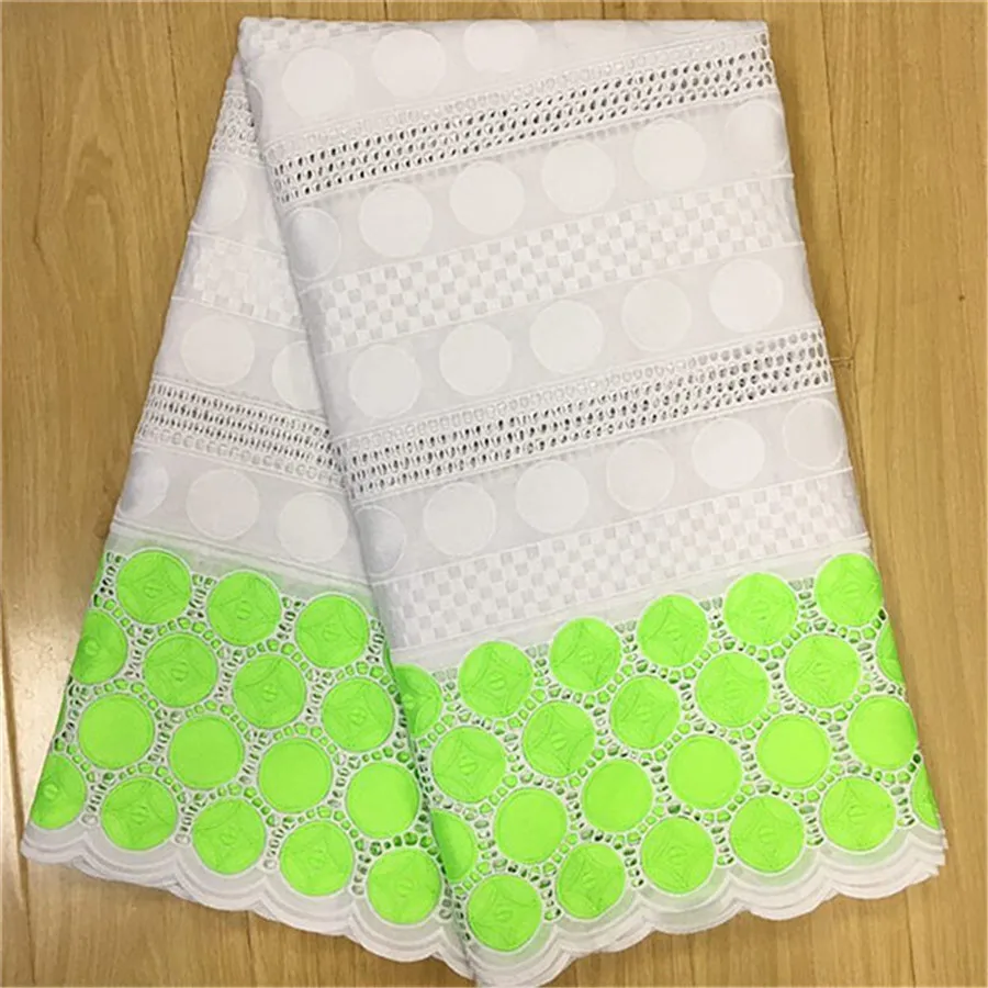 as picture Cheap fabric tissu african swiss voile lace dentelle blanche 100%cotton lace fabric french dry cotton lace fabrics 7yards/lot - Цвет: as picture