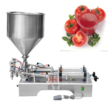 

110V 220V Stainless steel paste liquid filling machine peanut butter honey paste filling machine