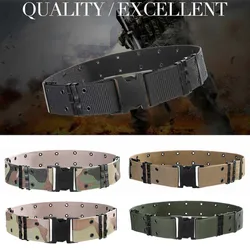 Waistband Tactical Belt Men's Belt Outdoor Hunting Tactical Multi Function Combat Survival High Quality Canvas130cm Waist Belt